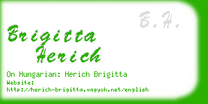 brigitta herich business card
